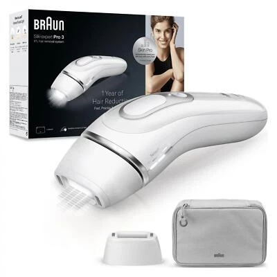 Braun Silk expert Pro 3 Epilatore Elettrico a Luce Pulsata Bianco PL3020NEW - Immagine 1 di 3