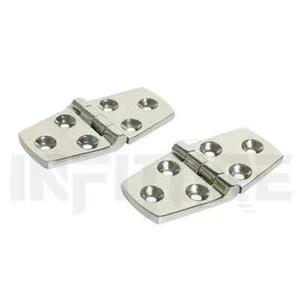 2Pcs Boat Marine Flush Door Cabin Stamp Strap Hinge 3"x1.5" 304 Stainless Steel - Picture 1 of 9