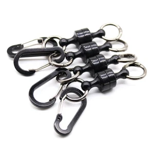 4PCS Strong Magnet Net Release Clip Holder Fly Fishing Magnetic Buckle Hooks - Picture 1 of 14