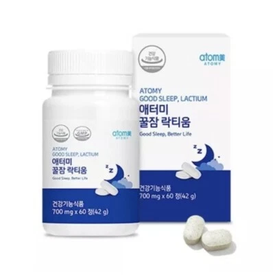 ATOMY Good Sleep Lactium 700mg x 60 Tablets Made in Korea K-Beauty NEW - Image 1 of 4
