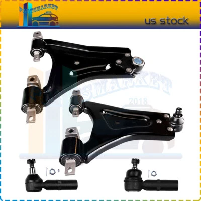 For 1998-2000 Ford Contour Set Of 4 Front Control Arm And Ball Joint Tie Rod End - Изображение 1 из 4