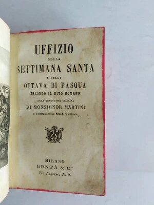 Uffizio Della Settimana Santa (.) Ottava Di Pasqua(.) Rito Romano/Martini - Immagine 1 di 2