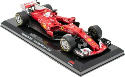 Ferrari SF70H, Sebastian Vettel, 2017,  1:24 Scale Diecast Model - Image 1 of 3