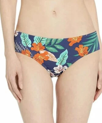 Parte inferior de bikini hobie azul marino/hibisco azul marino floral para mujer talla XS, nueva.* Foto 1 de 2