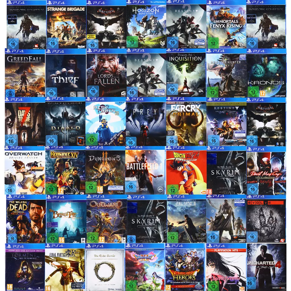 Sony PS4 Playstation 4 Action Abenteuer Adventure Strategie Spiele zum Auswählen - Bild 1 von 1