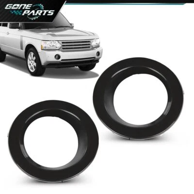 New Fit For 2002-2009 Land Rover Range Rover Fog Light Bezel Cover Ring Pair Foto 1 de 4