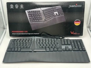 Perixx PERIBOARD-535BR Wired Ergonomic Mechanical Split Keyboard - Picture 1 of 4