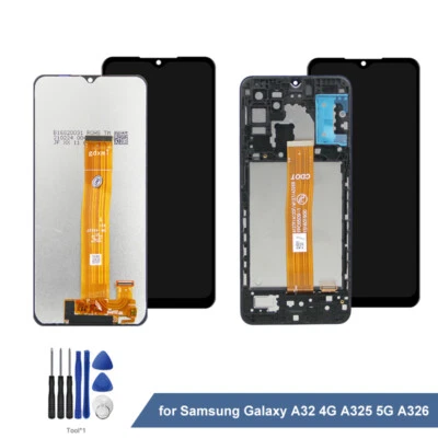 for Samsung Galaxy A32 4G A325 5G A326 LCD Display Touch Screen Digitizer Frame. - Bild 1 von 4