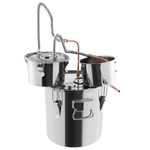 5/10 Gal 22/38 L Water Alcohol Distiller for DIY Whisky-5 Gal - Color: Silver - - Picture 1 of 1