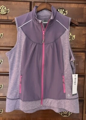 Chaleco ciruela brezo LIJA tenis golf Pickleball XL rendimiento NUEVO NUEVO CON ETIQUETAS suave elástico Foto 1 de 4