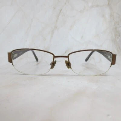 Catherine Deneuve Eyeglasses Frame CD315 SBRN Women's Brown Half Rim 52-17-135 - Image 1 of 4