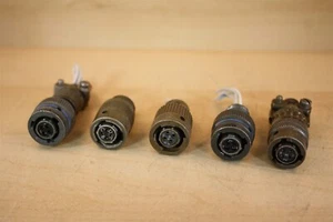 Lot of (5) 4 Position Circular Mil Spec Connector from Cannon Amphenol Aero - Picture 1 of 7