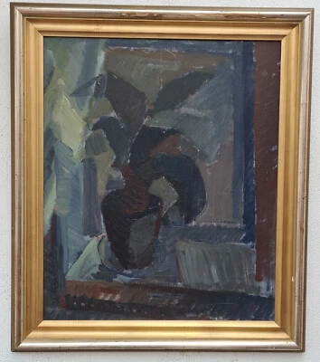 Avantgarde Ölgemälde Gemälde Oil Painting Meisterwerk Stillleben Kubismus 422 - Bild 1 von 4