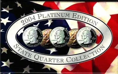 2004 - PLATINUM EDITION STATE QUARTER COLLECTION! - Image 1 of 3