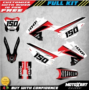 Honda CRF 125 - 2013 - 2018 Full Custom decal Kit EXACT STYLE stickers graphics - Picture 1 of 8
