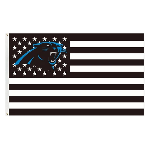 Carolina Panthers American FLAG 3X5 Banner American Football NFL Double Sided Cover