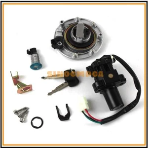 For Honda CBR929 2001-2002 Ignition Switch Seat Lock Fuel Gas Cap Tank Key Set - Picture 1 of 8