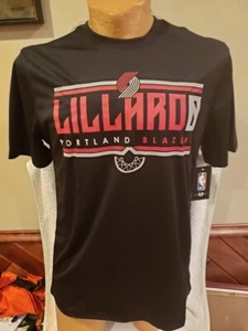 SWEET Damian Lillard Portland Trailblazers Men's Md NBA Authentics Shirt, NEW! - Picture 1 of 2
