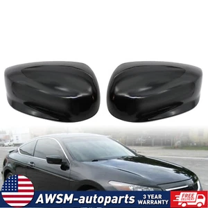 2X Mirror Cover Cap For 2008-2013 Honda Accord Door Driver Side & Passenger Side - Picture 1 of 9