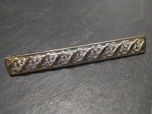 DISEÑO MADURO - ELEGANTE BROCHE DE FILIGRANA BICOLOR - PLATA MACIZA 835 - Imagen 1 de 1