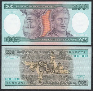 Brazil 200 P 199 b (1981-84) UNC - Picture 1 of 1