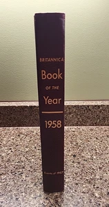 Encyclopedia Britannica 1958 Book of the Year Hard Cover with Events Of 1957 - Bild 1 von 8