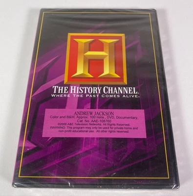 The History Channel Andrew Jackson Color/B&W DVD 2006 Documentary * NEW! SEALED - Image 1 of 4