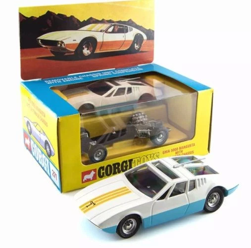 271 Riedizione Ghia 5000 Mangusta De Tomaso telaio rimovibile 1/43 di CORGI - Immagine 1 di 1