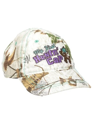 Бейсболка Realtree для девочек и мальчиков ясельного возраста белоснежный камуфляж My First Huntin кепка - Изображение 1 из 3