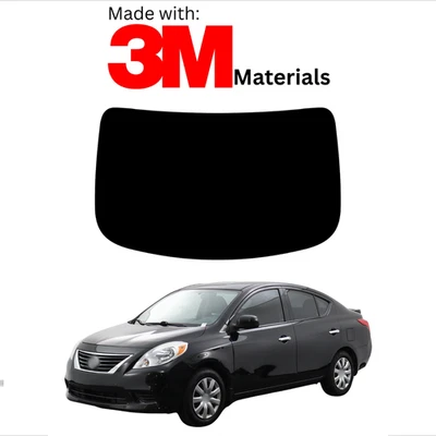 Tinte de ventana precortado para Nissan Versa Sedán-12-14 cerámica estable hecho con 3M Foto 1 de 4