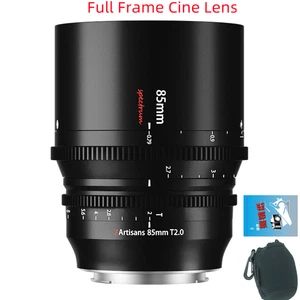 7artisans 85mm T2.0 Large Aperture Full Frame Cine Lens for Leica L SL TL Camera - Picture 1 of 6
