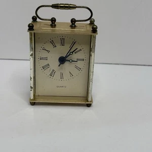 Tourneau Quarzo Scrivania Mensola Mantello Staffa Orologio Numeri Romani Made in Germany - Foto 1 di 6