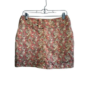 Moda Bug Elastizado Floral Mini Skort Cremallera A Presión Para Mujer 8 Verano Cottagecore Retro - Imagen 1 de 7