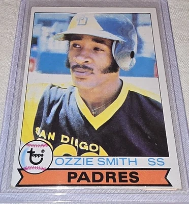 Tarjeta de novato Ozzie Smith 1979 Topps #116 radiocontrol en muy buen estado sin pliegues Padres/Cardinals HoF Foto 1 de 4