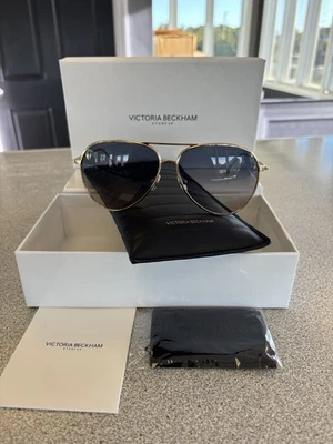 Victoria Beckham 渐变飞行员太阳镜带盒 — 第 1/4 张图片