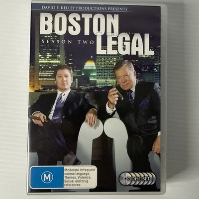 Boston Legal Season 2 DVD 2004 Region 4 Free Postage - image 1 of 4