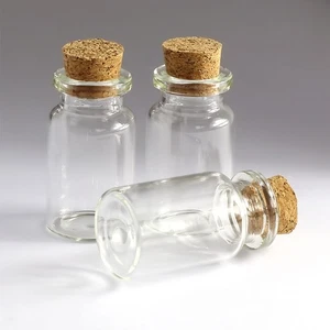 Tiny Wholesale Glass bottles Jars Vials Lots 22x40mm 30-100 pieces 7ml Empty - Picture 1 of 2