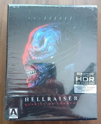 Hellraiser Quartet Of Torment 4K Arrow 4 Film Collection Chatterer Edition New X Foto 1 de 4