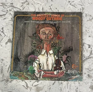 1972 The Greatest Songs Of Woody Guthrie 2 LP Vinyl Record By Album - Imagen 1 de 8