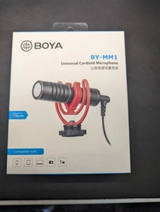 BOYA BY-MM1 UNIVERSAL Cardioid Microphone for Smartphone, Tablets, DSLR cameras - Picture 1 of 3