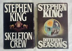Stephen King Hardcover Book Lot Different Seasons 1982 + The Skeleton Crew 1985 - Picture 1 of 22