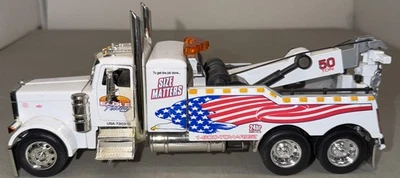 Camión de remolque Jada Toys PeterBilt Eagle 1/24 TAMAÑO IMPORTA 50 toneladas blanco Foto 1 de 4