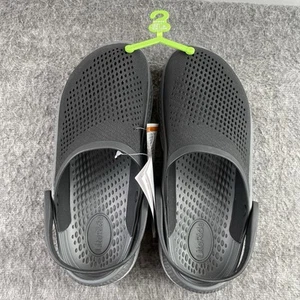 Crocs LiteRide 360 zoccoli scarpe acqua nero/grigio ardesia 206708-0DD donna 8 uomo 6 - Foto 1 di 8