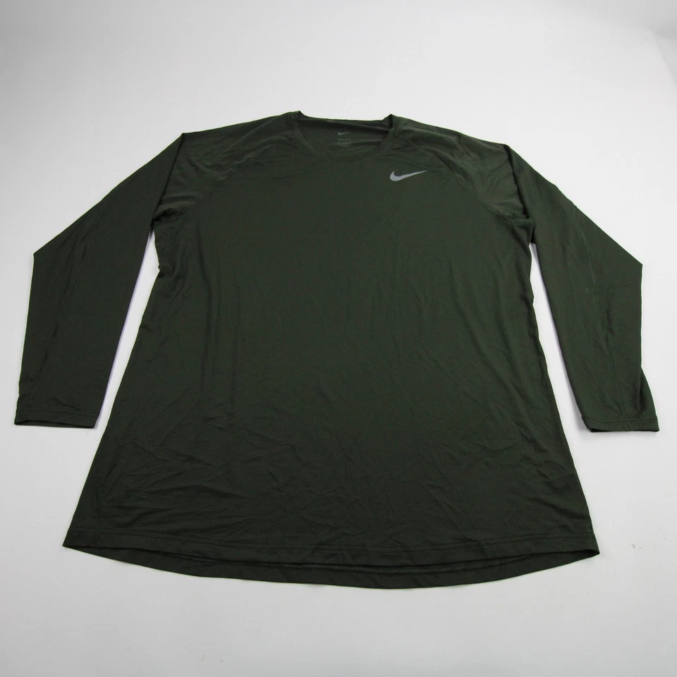 Nike Pro Long Sleeve Shirt Men's Olive Used - Image 1 of 1
