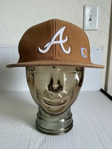Carhartt Atlanta Braves Mütze Snapback verstellbar Canvas braun Baseball MLB - Bild 1 von 13