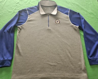 Sudadera St. Louis Blues NHL Para Hombre XXL 2XL Antigua 1/4 Cremallera Logo Bordado Foto 1 de 4