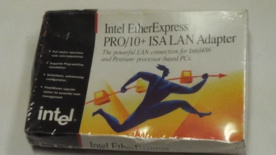 PCLA8220B I New Intel EtherExpress PRO/10+ LAN Adapter for Intel486 PC & Pentium - Image 1 of 4