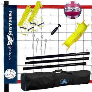 Park & Sun Spiker Sport SL Complete Portable Outdoor Volleyball Net System wi... - Picture 1 of 4