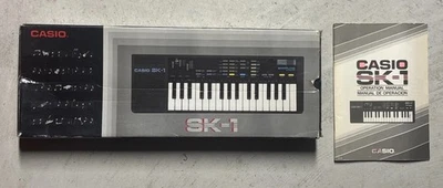 Casio SK-1 Box & Keyboard Original Operation Manual - Image 1 of 4