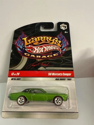 Hot Wheels Larry's Garage '68 Mercury Cougar verde Real Riders Chase A09 Foto 1 de 2